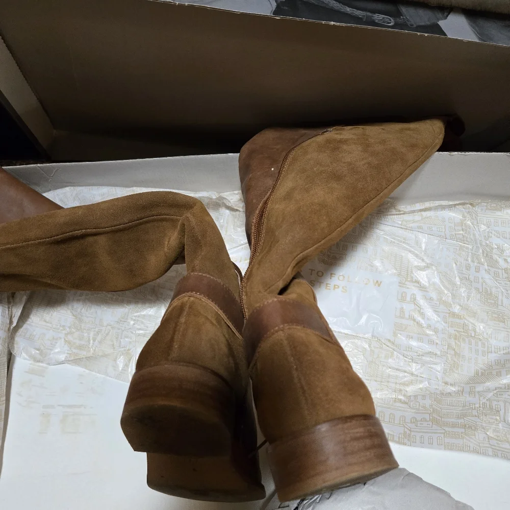 ⭐️MTNG over the knee suede boot
